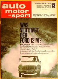 auto motor und sport, Heft 13, 27.Juni 1964