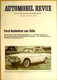 AUTOMOBIL REVUE, Heft 40, 1964 (Sonderdruck)